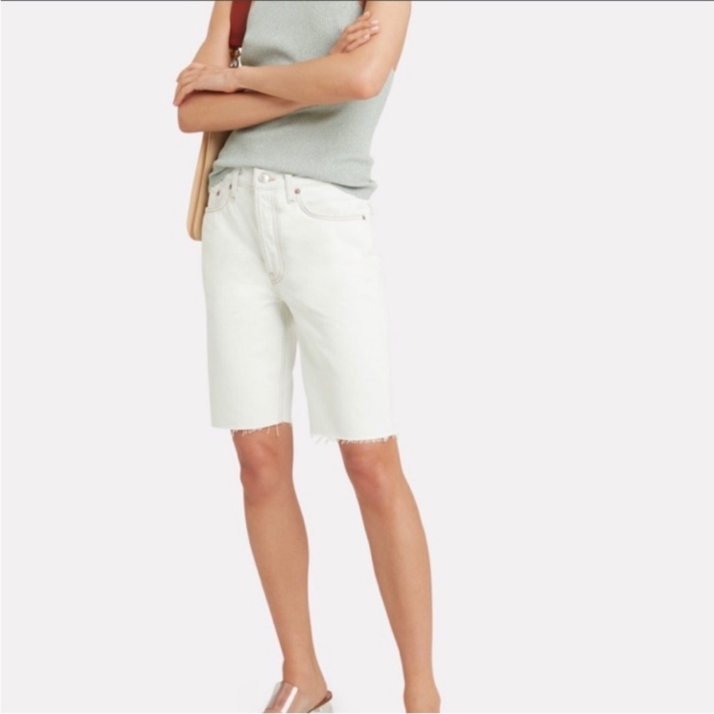 Re/done originals the long short white wash sz 25